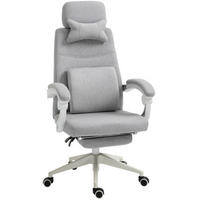 DREHSTUHL Ergonomisch Grau, Metall & Polyester, drehbar, 62 x 68 x 127 cm - Grau, Metall (68/117/62cm) - Albatros