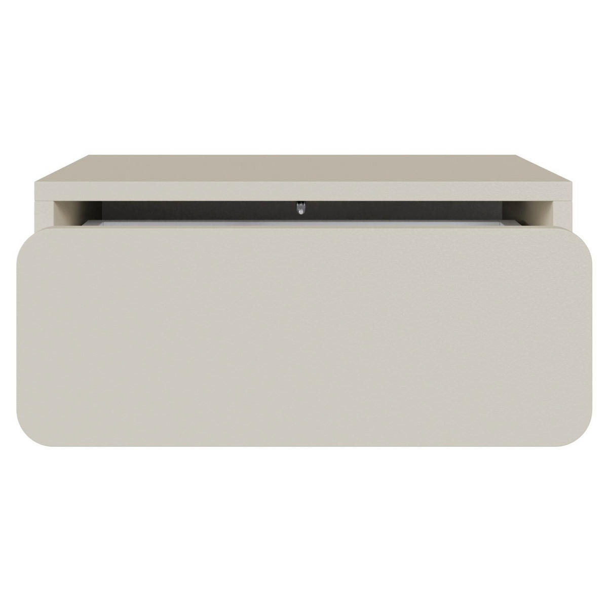 NACHTKONSOLE Wuwu Greige 50 cm - Taupe, Holzwerkstoff (49.6/21.3/35cm) - Selsey