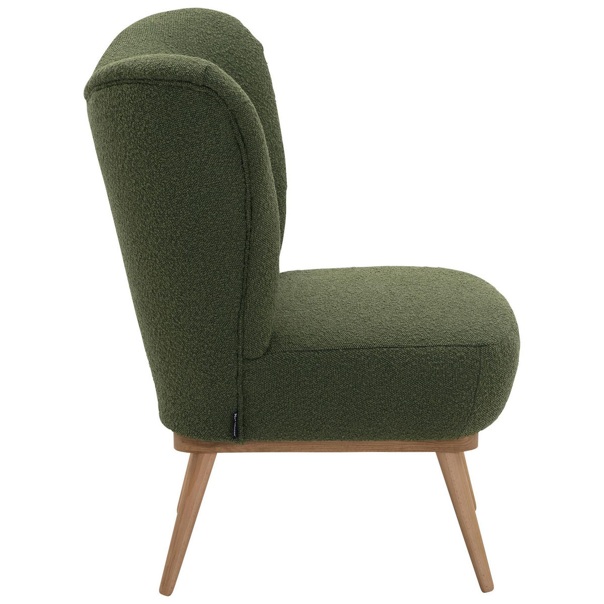 COCKTAILSESSEL Kayra Bouclé-Gewebe grün - Grün, Kunststoff (72/90/74cm) - 58aufmkessel