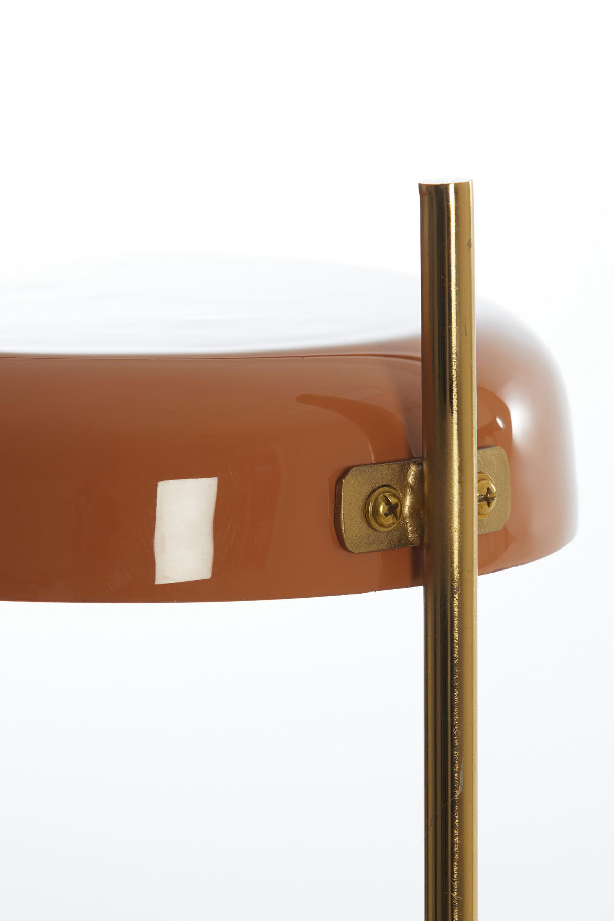 TISCHLAMPE Maleka Orange Ø22/47 cm - Orange, Metall (22/22/47cm) - Light & Living