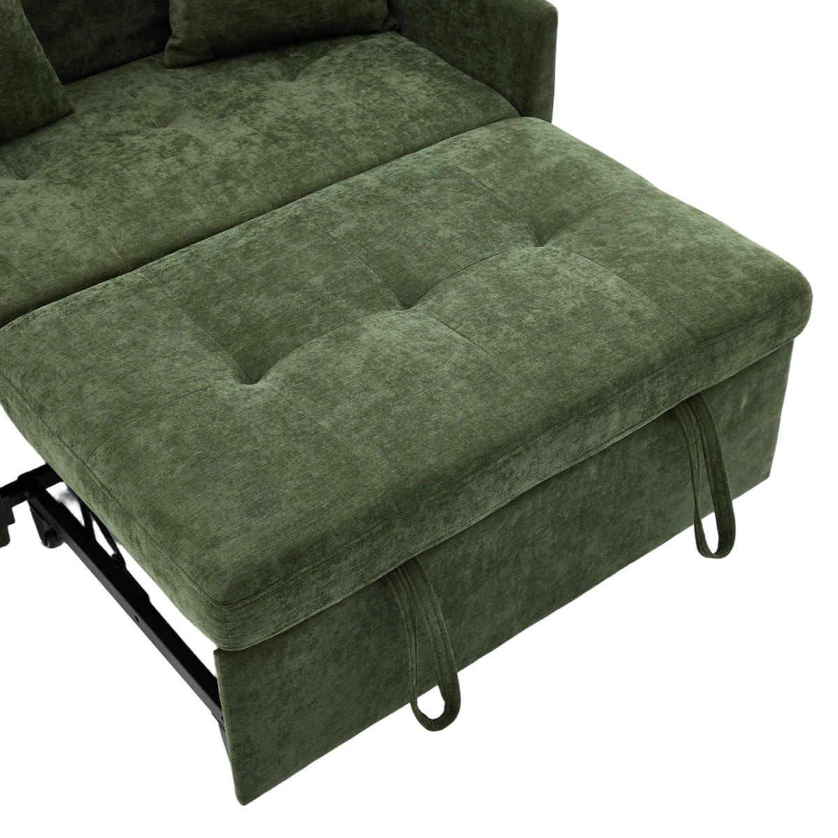 SCHLAFSESSEL DE-35222 mit USB und Tablethalter Grün - Grün, Metall (72/83.5/109cm) - ComfortXL