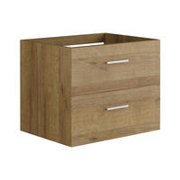 WASCHBECKENUNTERSCHRANK - 60 cm x 45 cm - holz - naturfarben hell Kayla - Naturfarben, Holz (60/47/45cm) - Vente-Unique