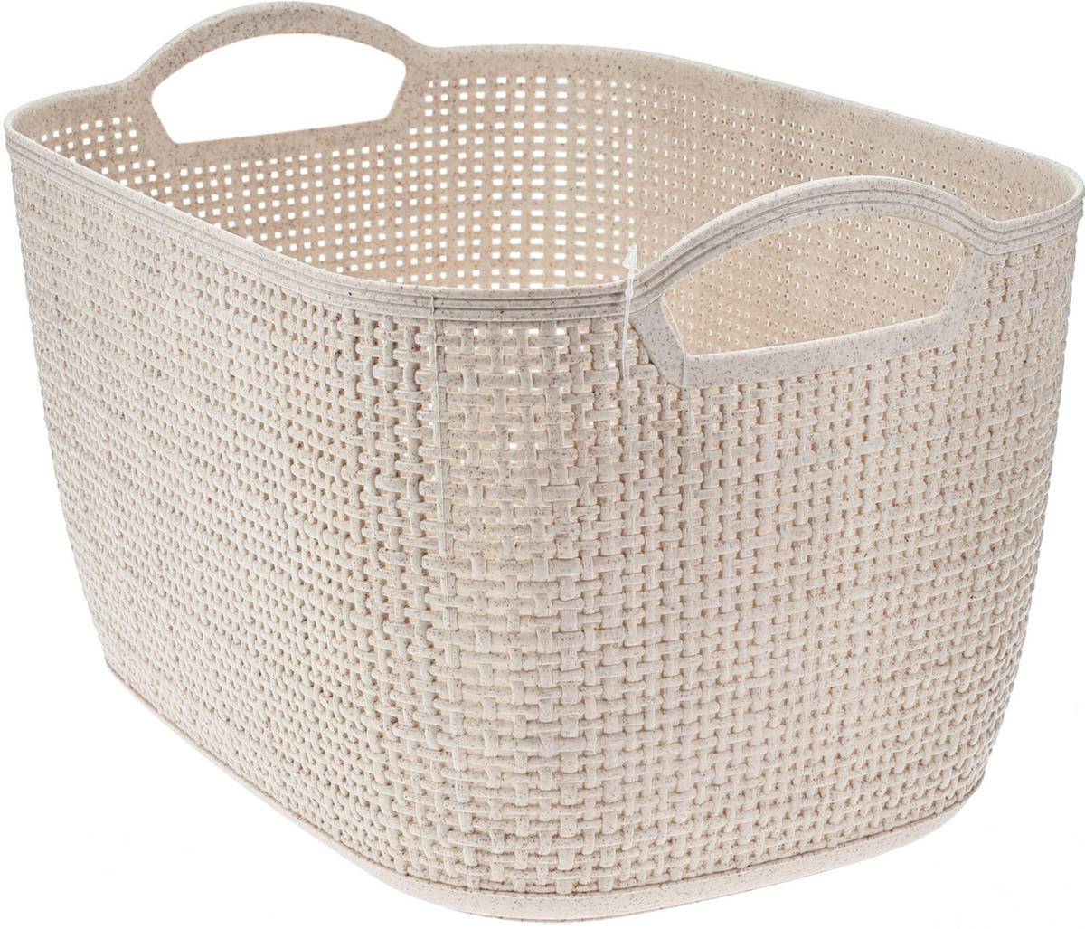 ORGANIZERBOX Basic Beige 35/24/21.5 cm Kunststoff - Beige, Kunststoff (35/24/21.5cm) - Mondex