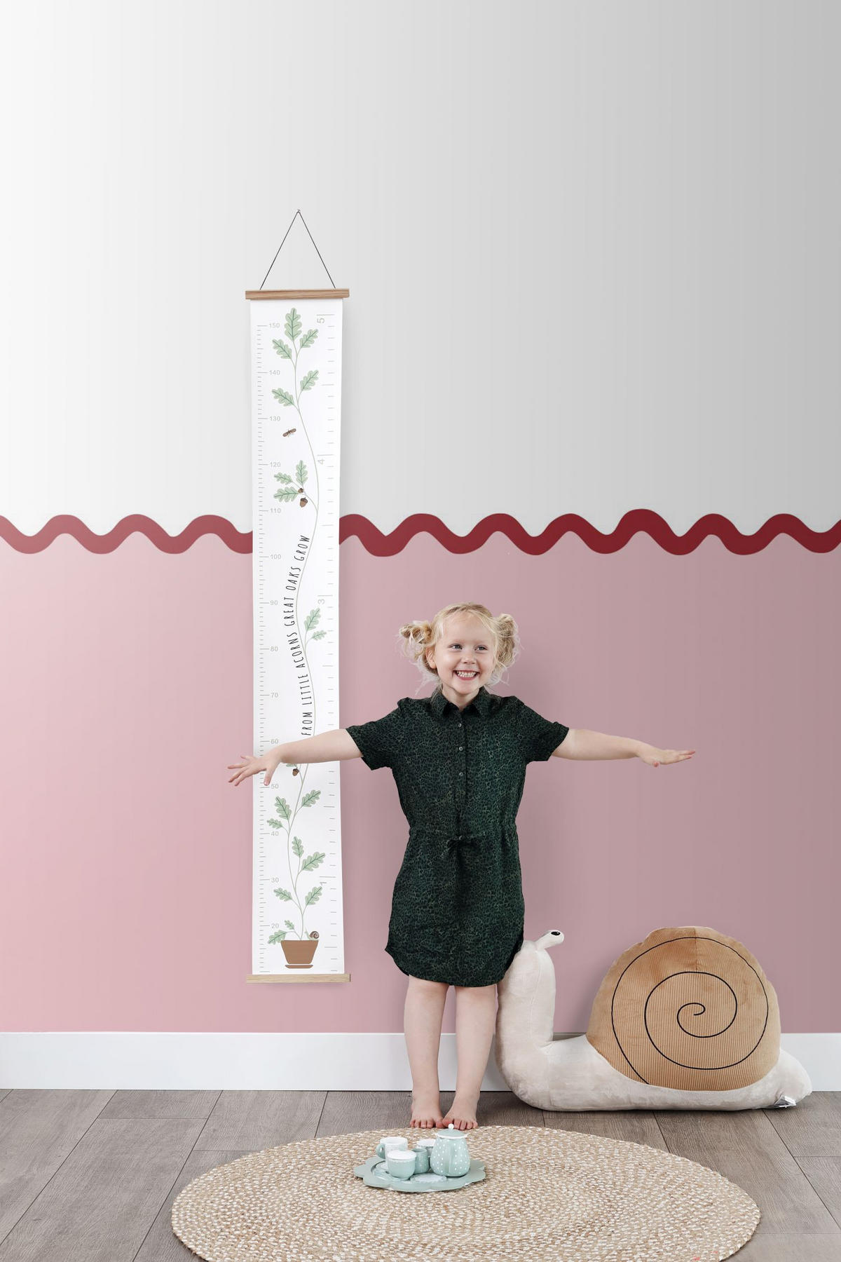 FOTOTAPETE halbhohe Wandverkleidung 2.5 x 2.79 m - Pink, Papier (250/279cm) - ESTAhome