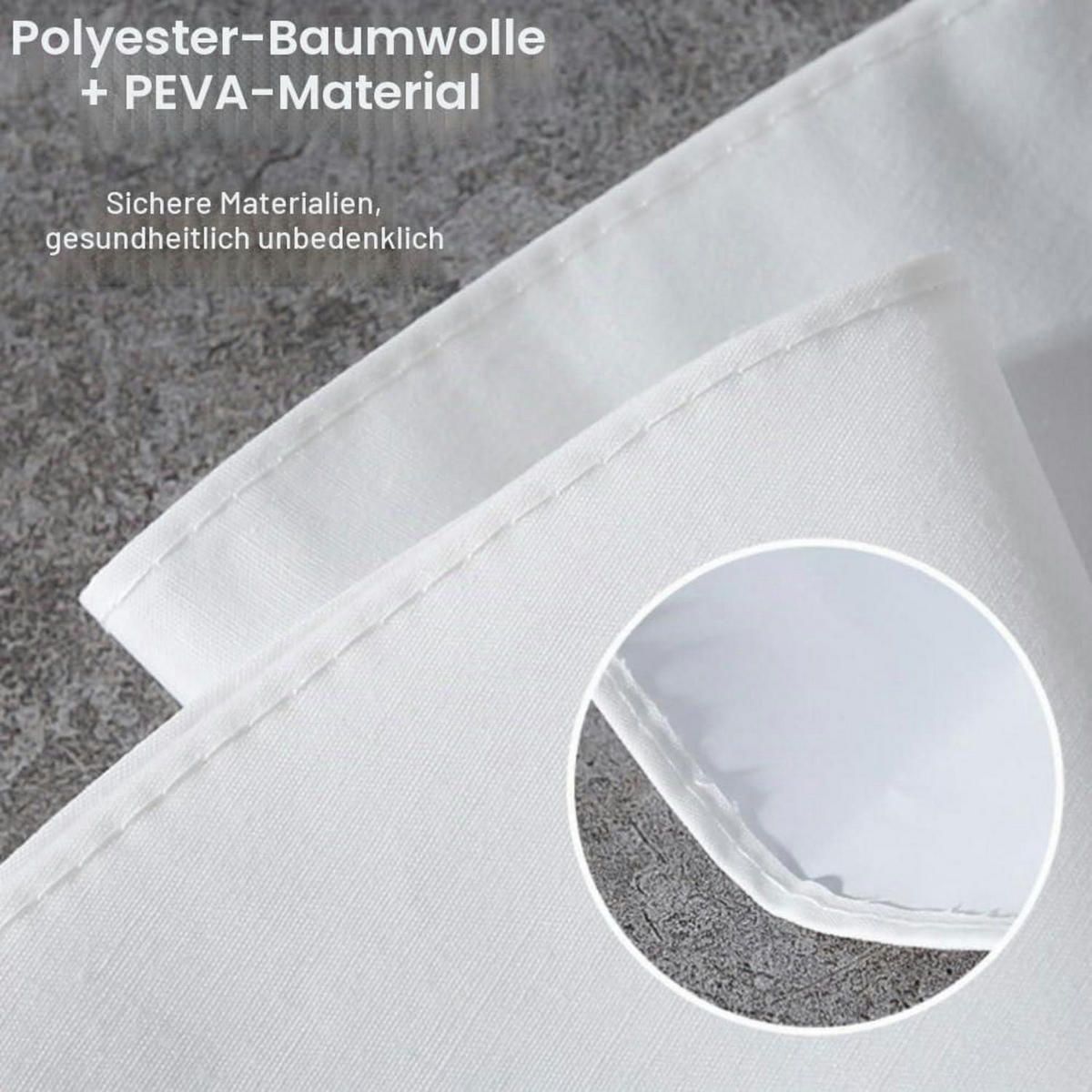 SPRITZBEUTEL 4-teiliges Set Baumwolle 25-45 cm - Weiß, Textil (23/1/23cm)