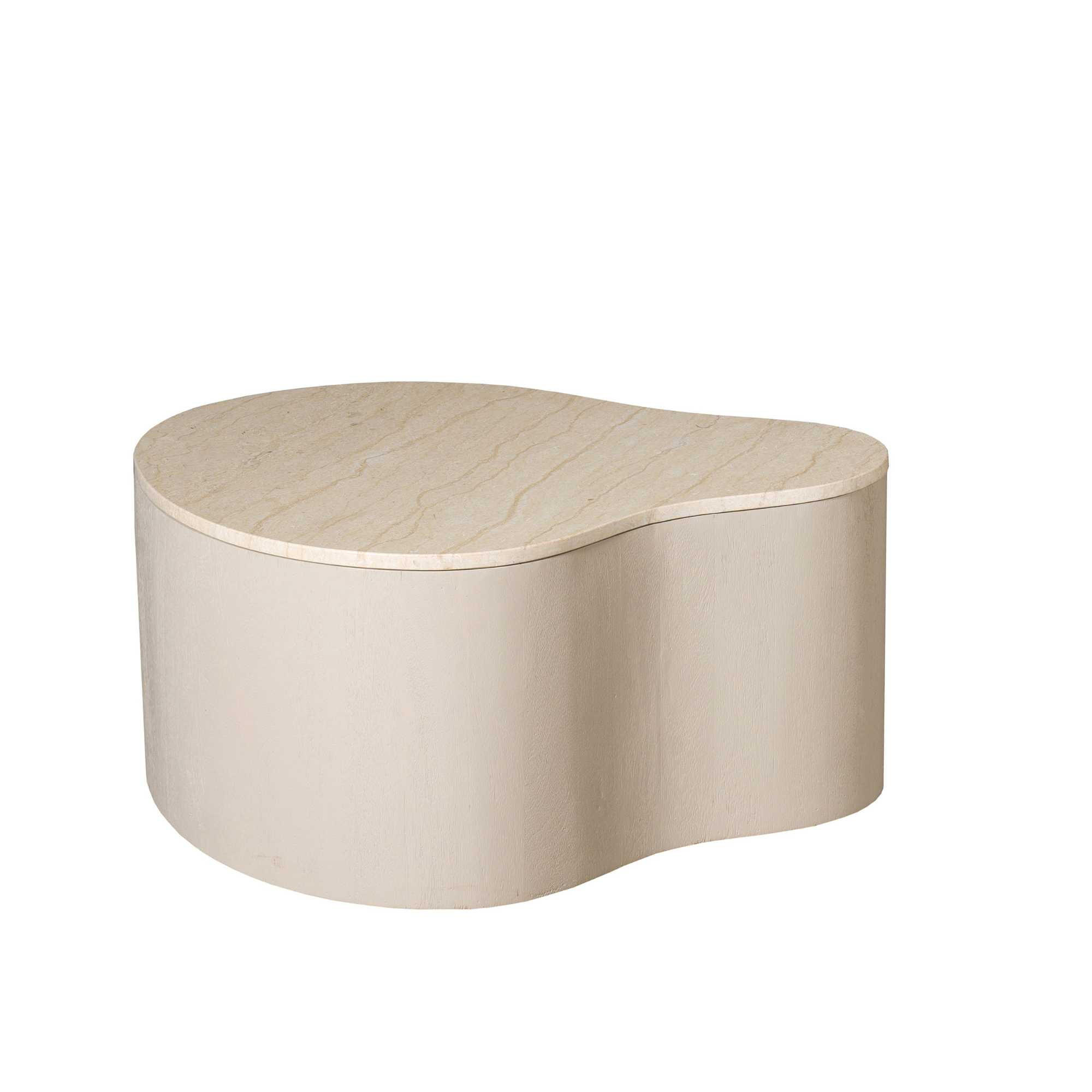 COUCHTISCH Lovi Beige 59/77/35 cm - Beige, Holz (59/77/35cm) - Starfurn