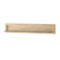 WANDREGAL Limbo Eiche Artisan 120 / 21 / 21cm - Braun, Holz (120/21/21cm) - Feldmann-Wohnen