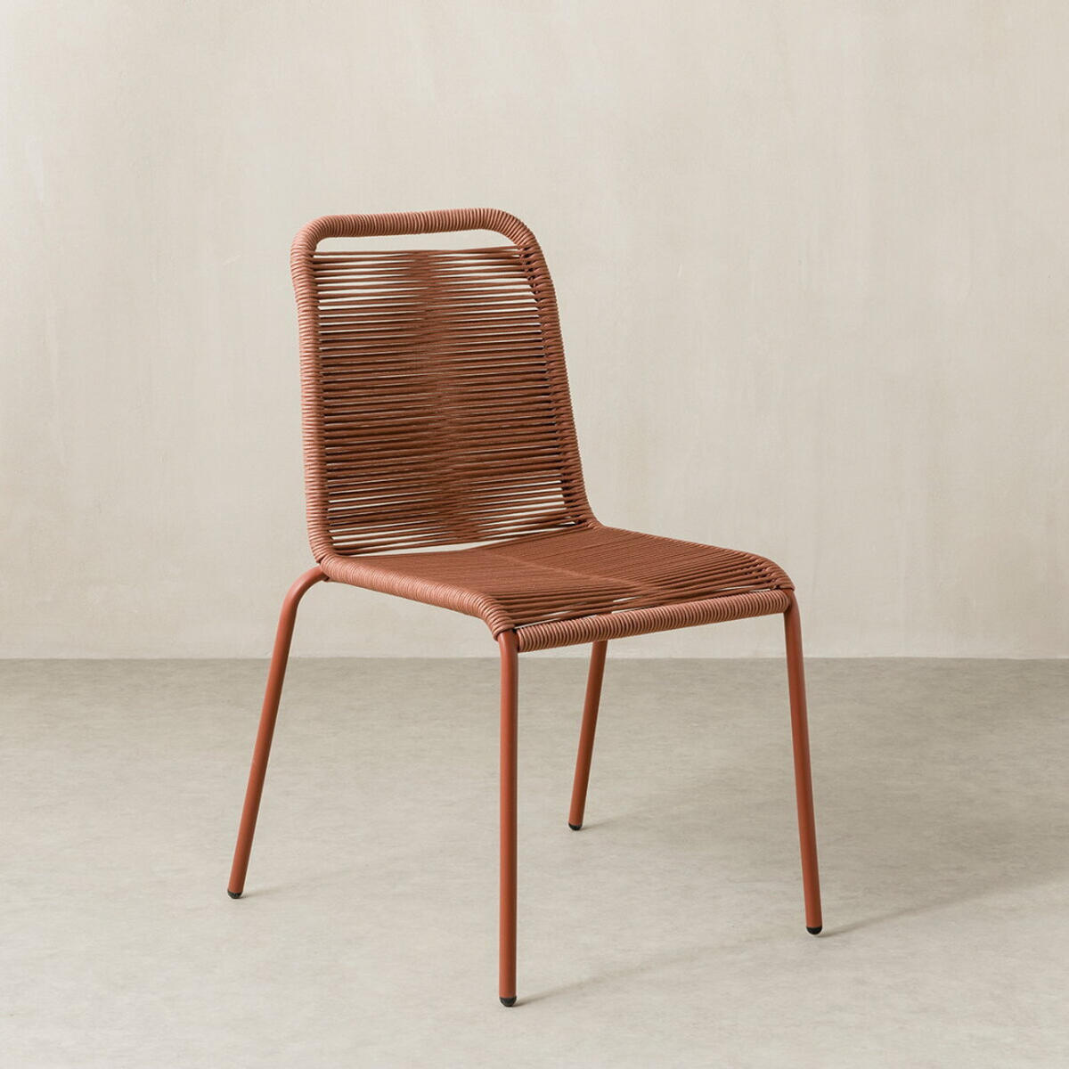 GARTENSTUHL Bowen Terrakotta 54 cm x 83 cm - Terracotta, Metall (54/83/56cm) - Kenay Home