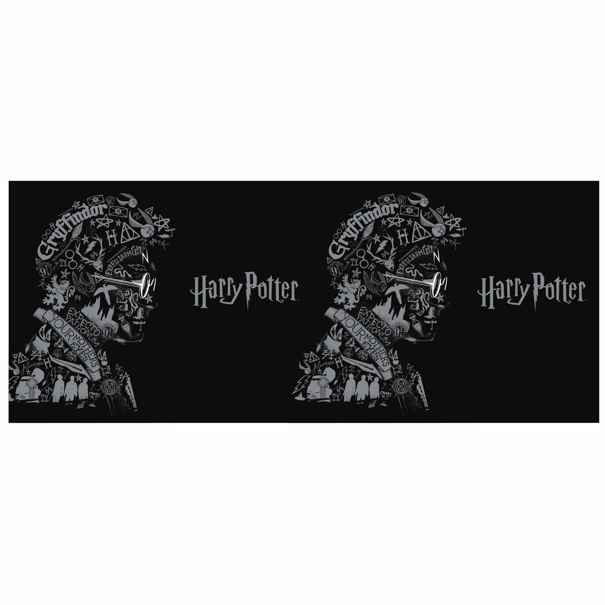 KAFFEEBECHER Harry Potter Silhouette Schwarz 320 ml - Schwarz, Keramik (0.32L) - United Labels