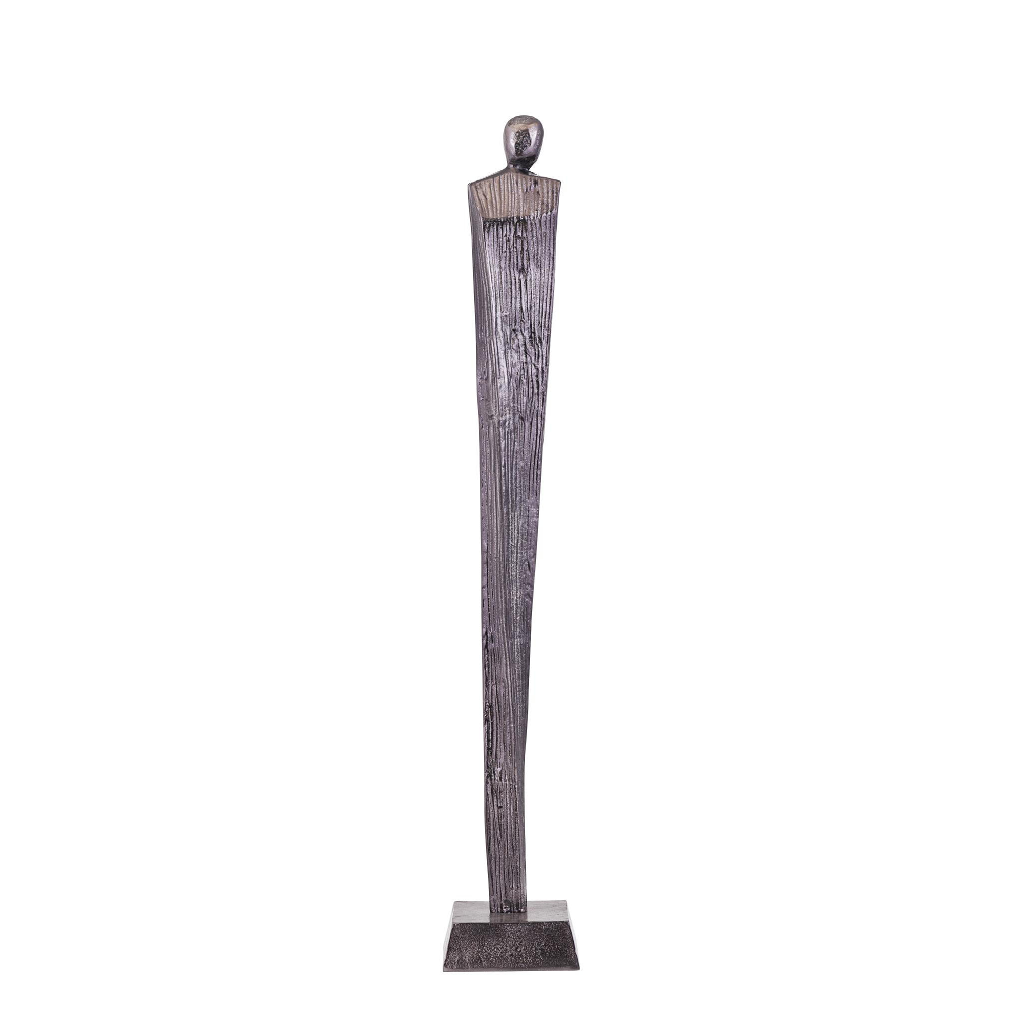 SKULPTUR Symon Schwarz 16/16/103cm - Schwarz, Metall (16/103/16cm) - PTMD Collection
