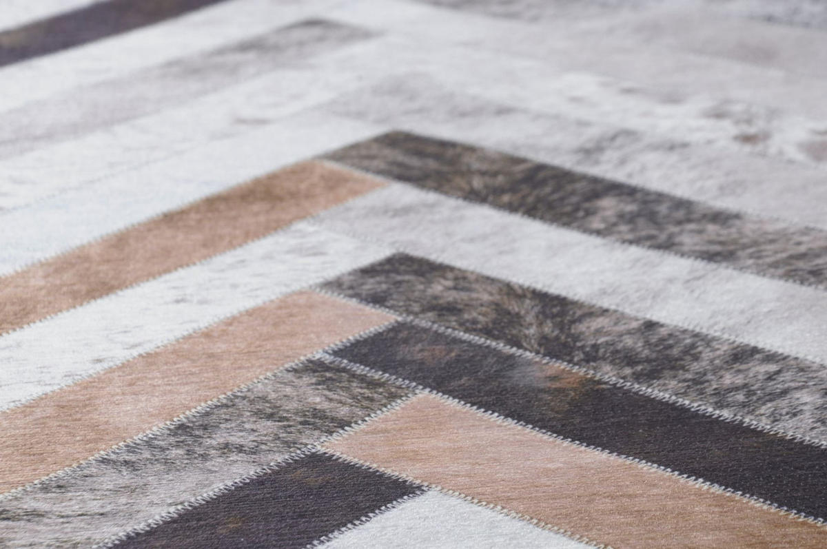 KURZFLORTEPPICH Serena 50x80 cm - Grau, Textil (50/80cm) - Gino Falcone