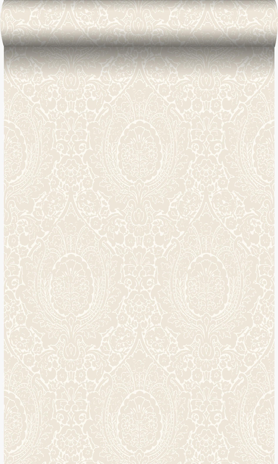 TAPETE Ornamente 53 cm x 10.05 m - Weiß, Papier (53/1000cm) - Origin Wallcoverings