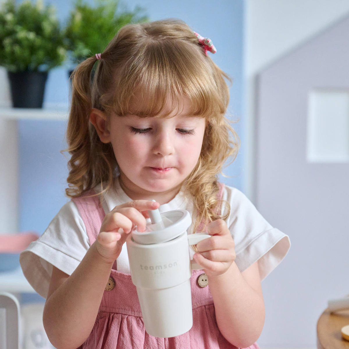 HOLZSPIELZEUG Frühstück Spielset, Weiß, 25cm - Weiß, Holzwerkstoff (15/14cm) - Teamson Kids