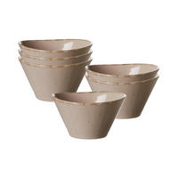 DIPSCHALEN Casa Grau 10,5 x 11,5 cm 6er Set - Grau, Keramik (10.5/11.5/6cm) - Ritzenhoff Breker