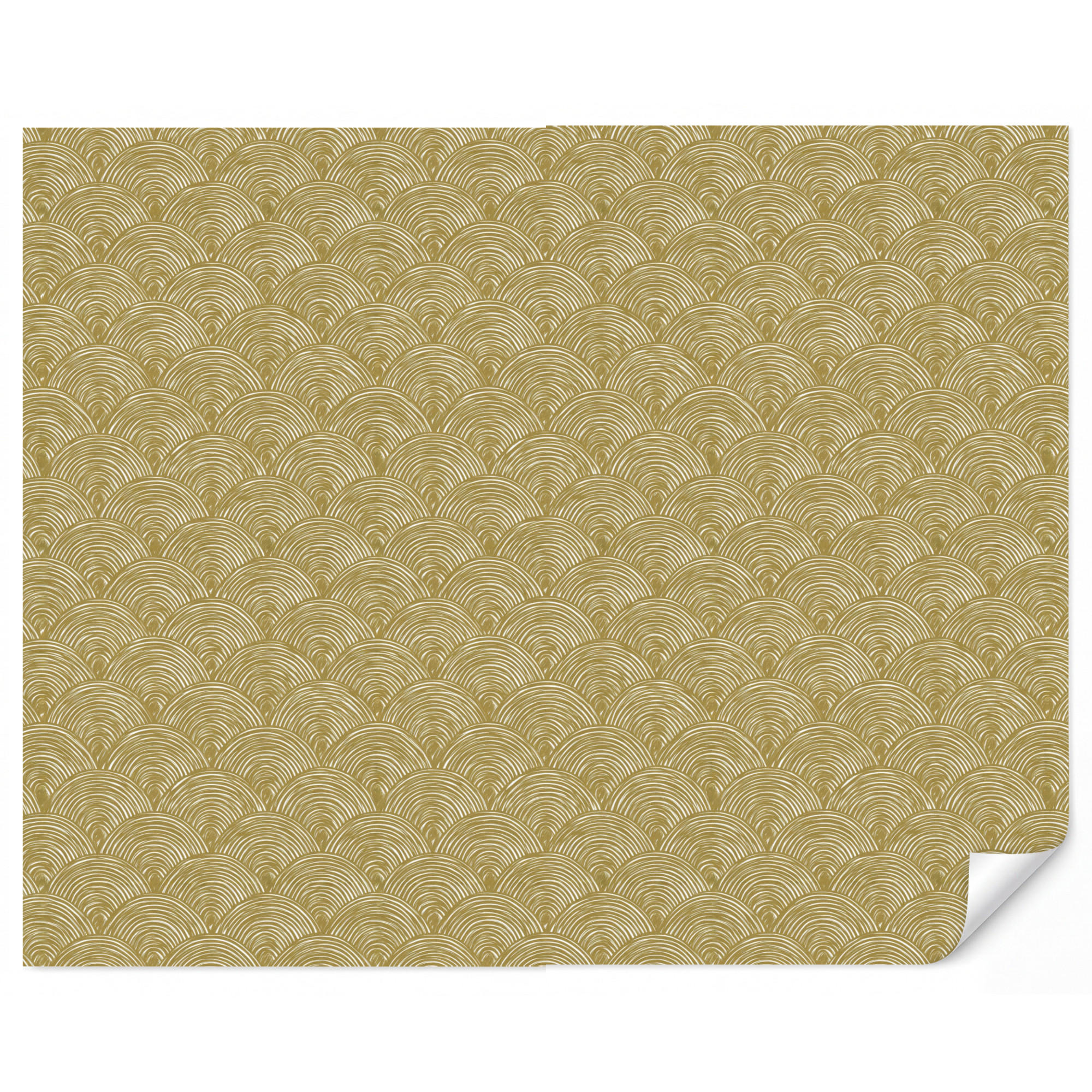 OnlyWow Tapete Gold 260x220 cm