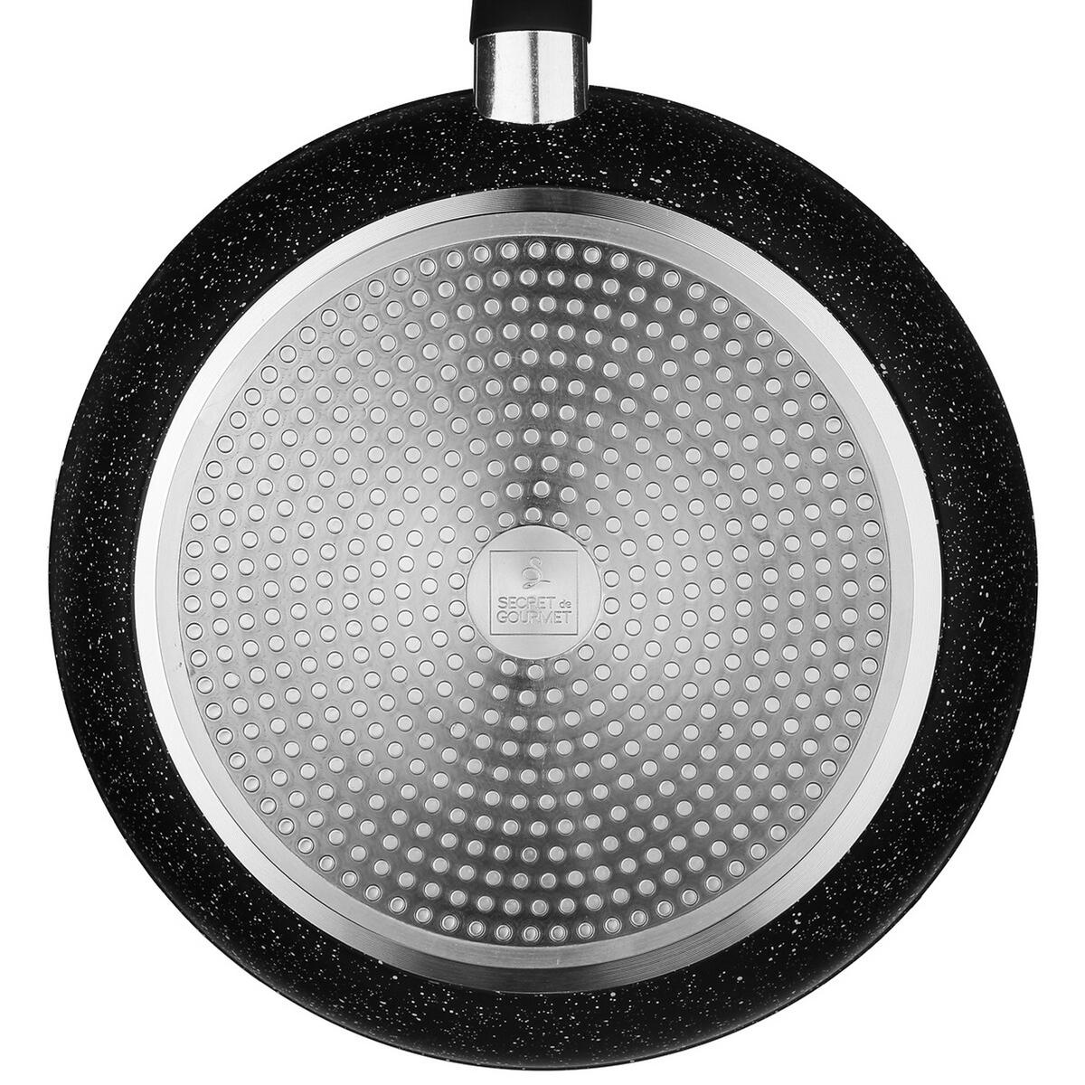 BRATPFANNE Caractere, Aluminium, Kunststoff, Schwarz, 30 cm - Schwarz, Metall (48.3/30.8/8.7cm) - 5five Simply Smart