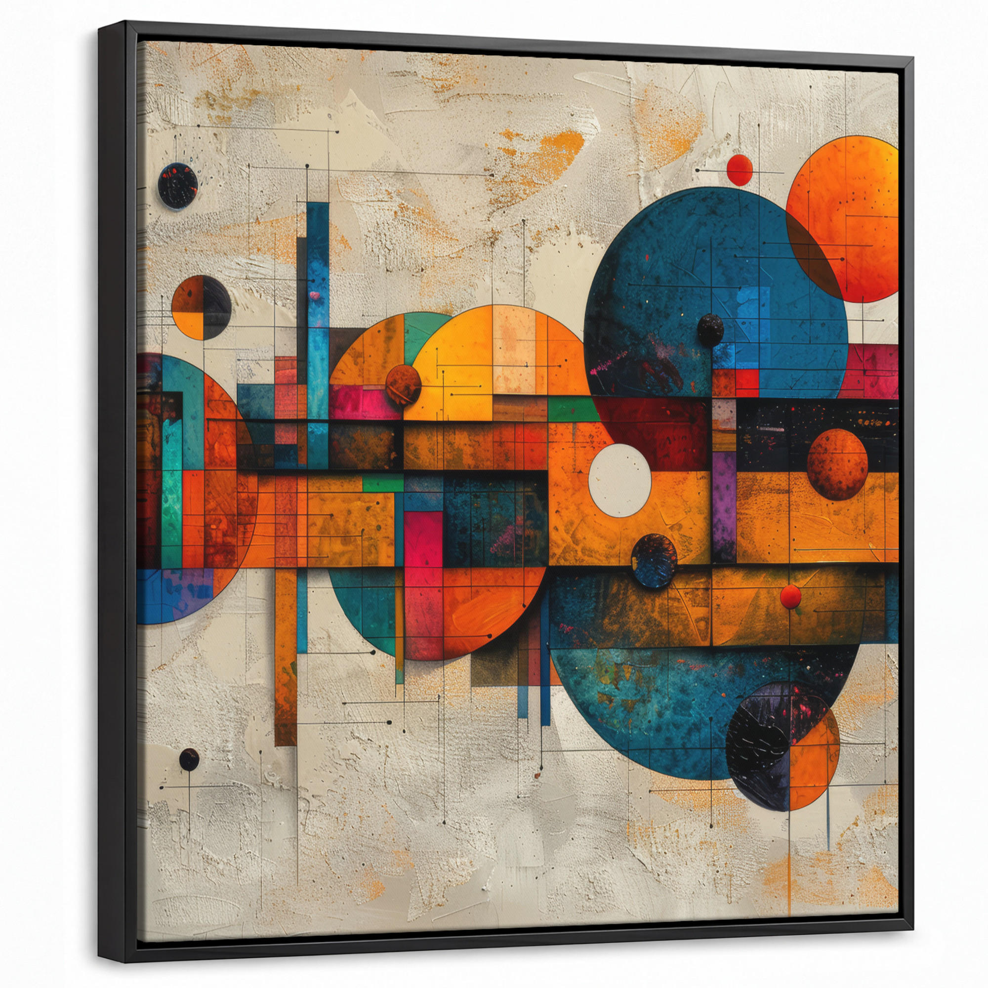 MuchoWow Leinwand Mehrfarbig 50x50 cm