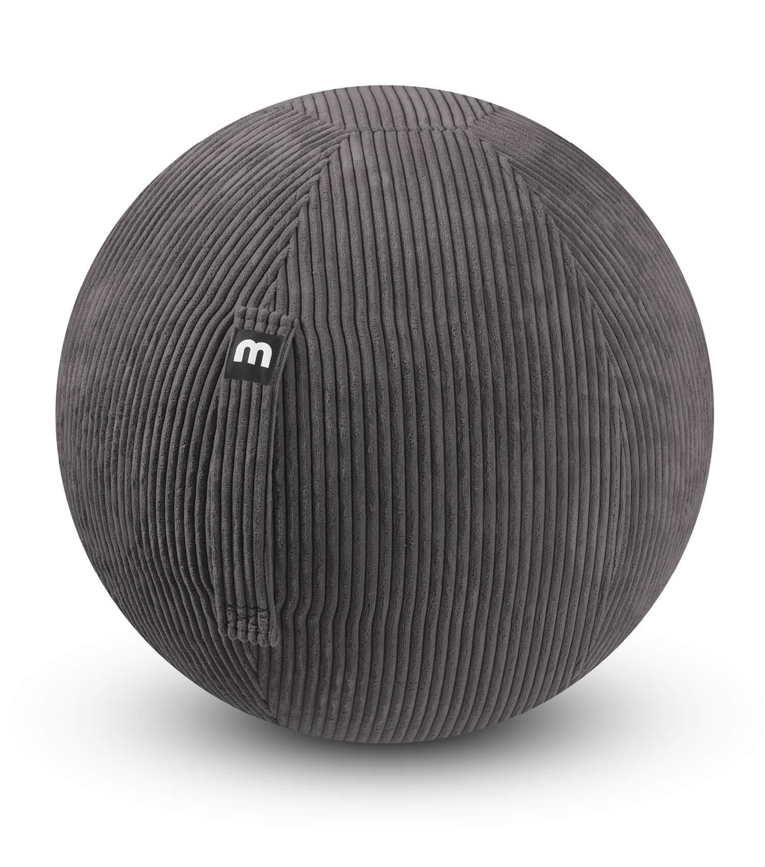SITZBALL Der Sportliche - Anthrazit, Textil (65/65/65cm) - Mokebo