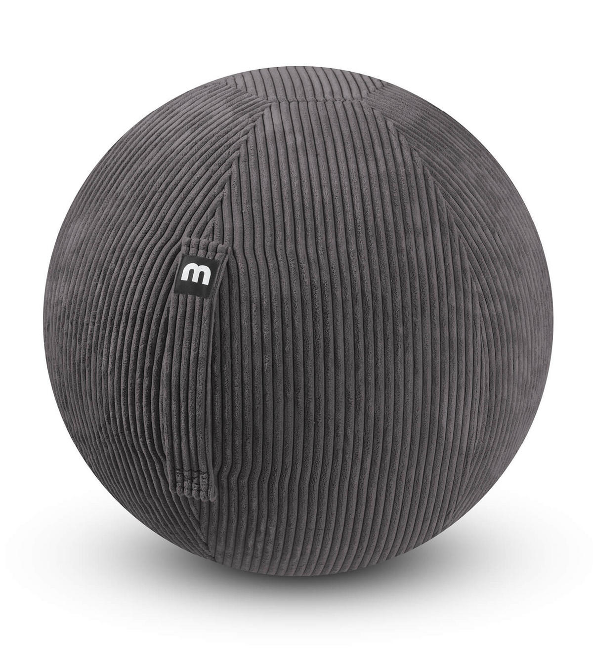 SITZBALL Der Sportliche - Anthrazit, Textil (65/65/65cm) - Mokebo