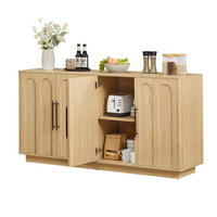 KOMODA 160/40/80 cm boje hrasta od MDF-a s tihim zatvaranjem i zaštitom od prevrtanja - boje hrasta, drvni materijal (160/80/40cm) - OKWISH