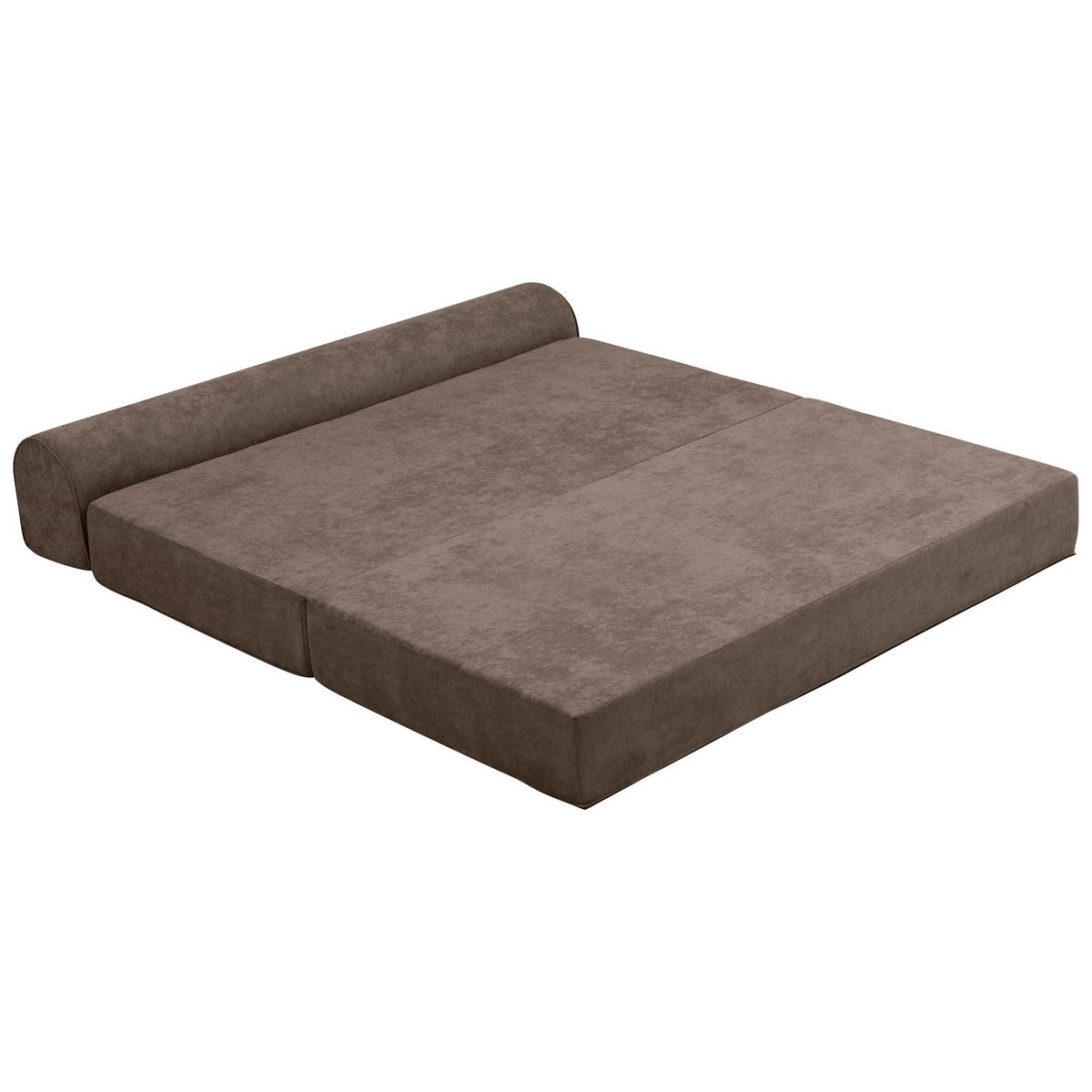 FALTSOFA Katusha Flachgewebe schoko - Mokka, Kunststoff (80/71/160cm) - 58aufmkessel