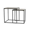 BEISTELLTISCH Banos Bronze 44,5/44,5/50,5 cm 2er-Set - Bronzefarben, Metall (44.5/44.5/50.5cm) - Light & Living