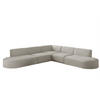 ECKSOFA Universal Palma Ascot Bukla - Perlmutt, Holzwerkstoff/Textil (276/276cm) - Fun Möbel