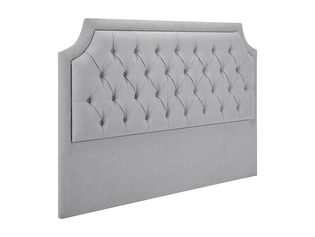 POLSTER-BETTKOPFTEIL - 150 cm - Stoff - Hellgrau - JOHENE - Hellgrau, Textil (150/110/8cm) - Vente-Unique