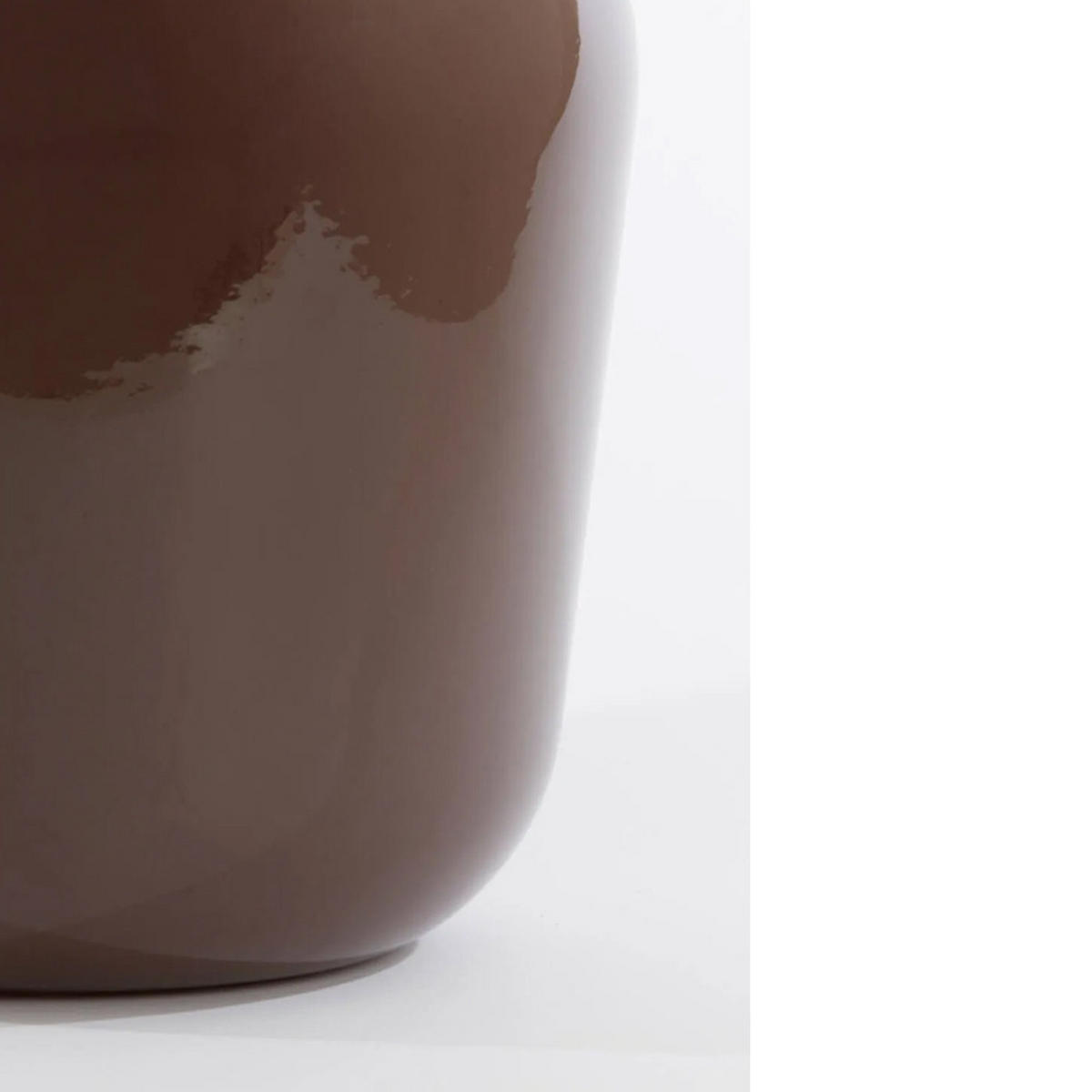 GLASVASE INCA Ø36,5x56 cm, Glas, Braun - Braun, Glas (36.5/56cm) - Light & Living