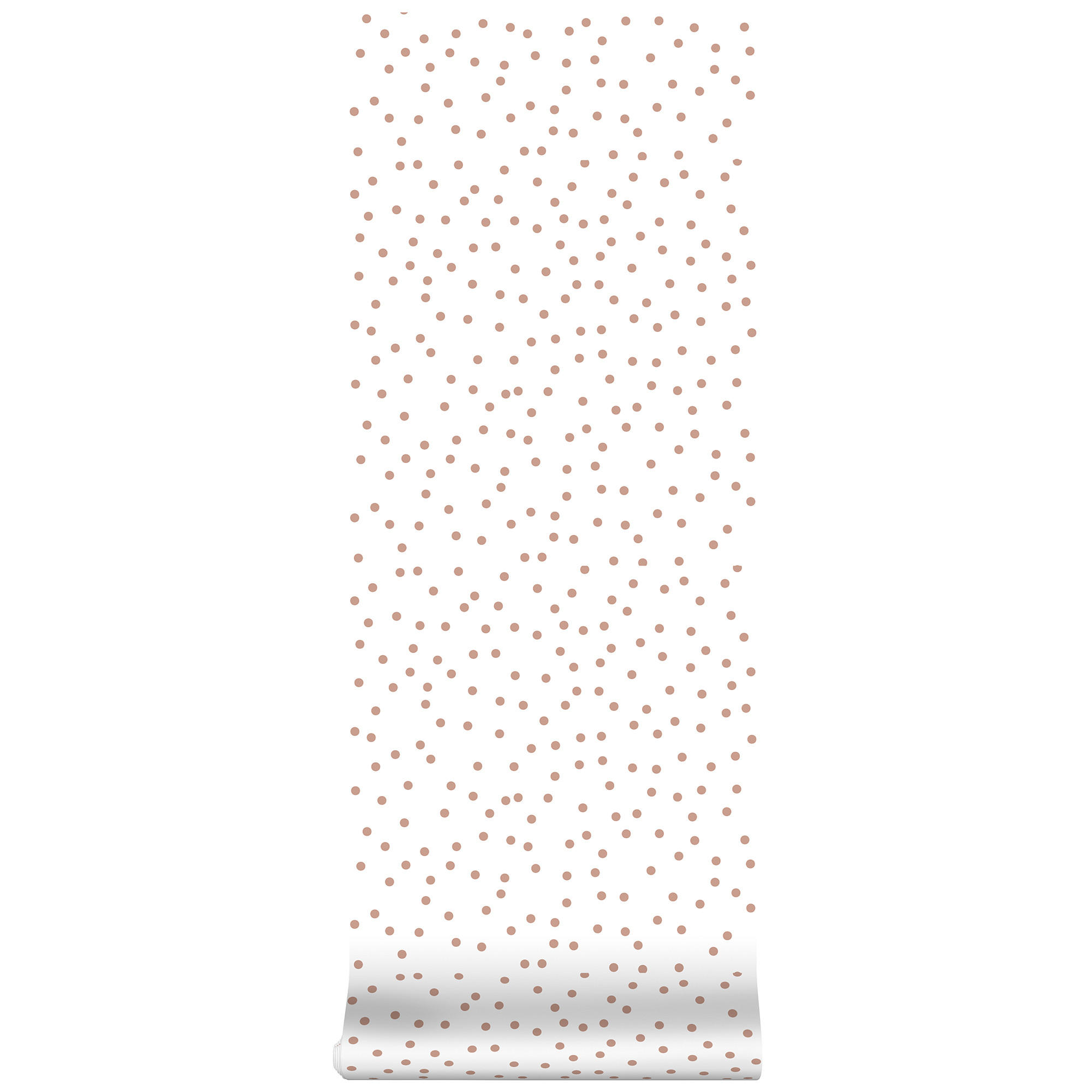 VLIESTAPETE Confetti 1000x53cm - Roségold/Weiß, Papier/Kunststoff (53/1000cm) - Superfresco Easy
