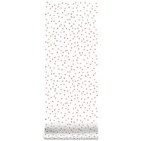 VLIESTAPETE Confetti 1000x53cm - Roségold/Weiß, Papier/Kunststoff (53/1000cm) - Superfresco Easy