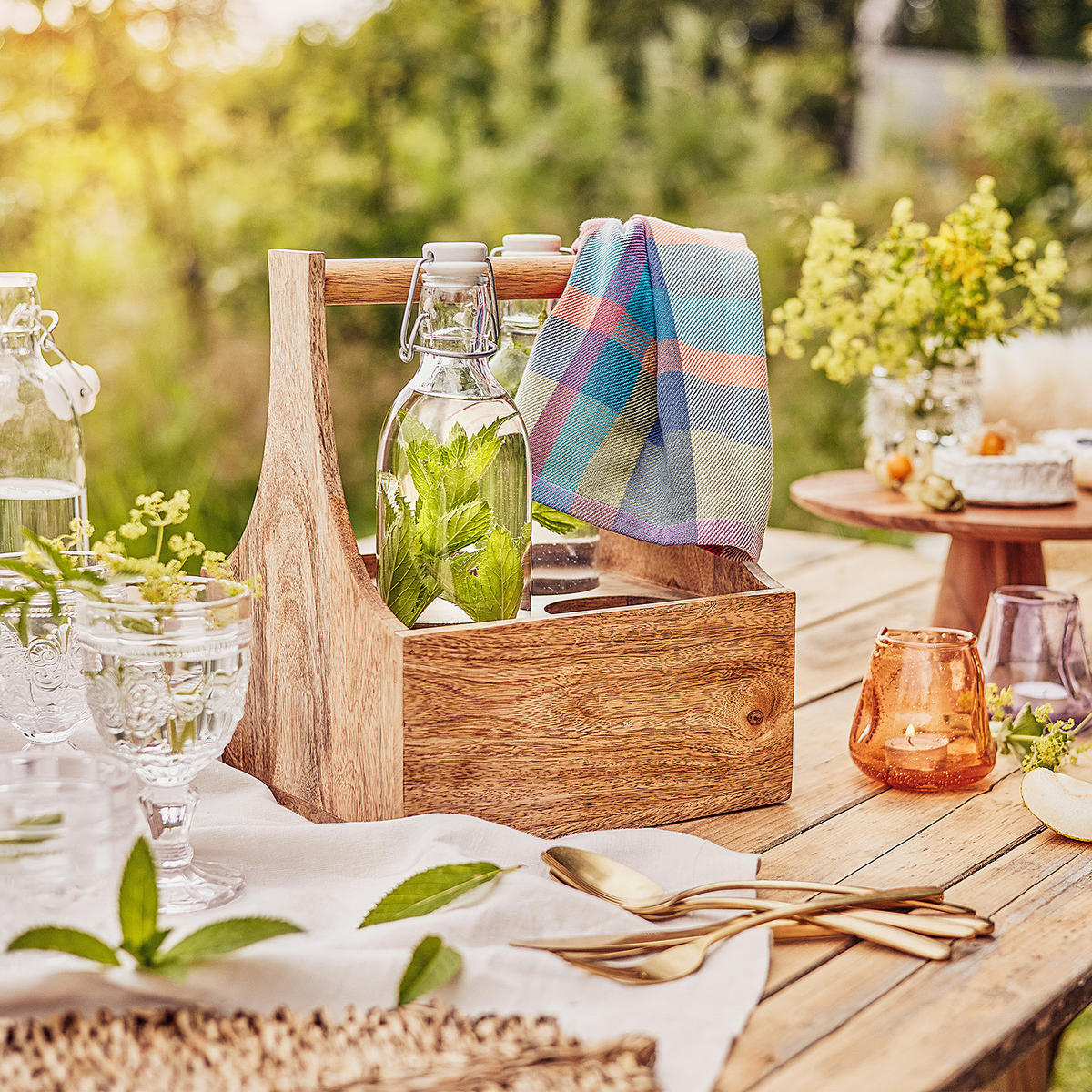 FLASCHE (6er Set) Swing - Transparent, Glas (1L) - Butlers