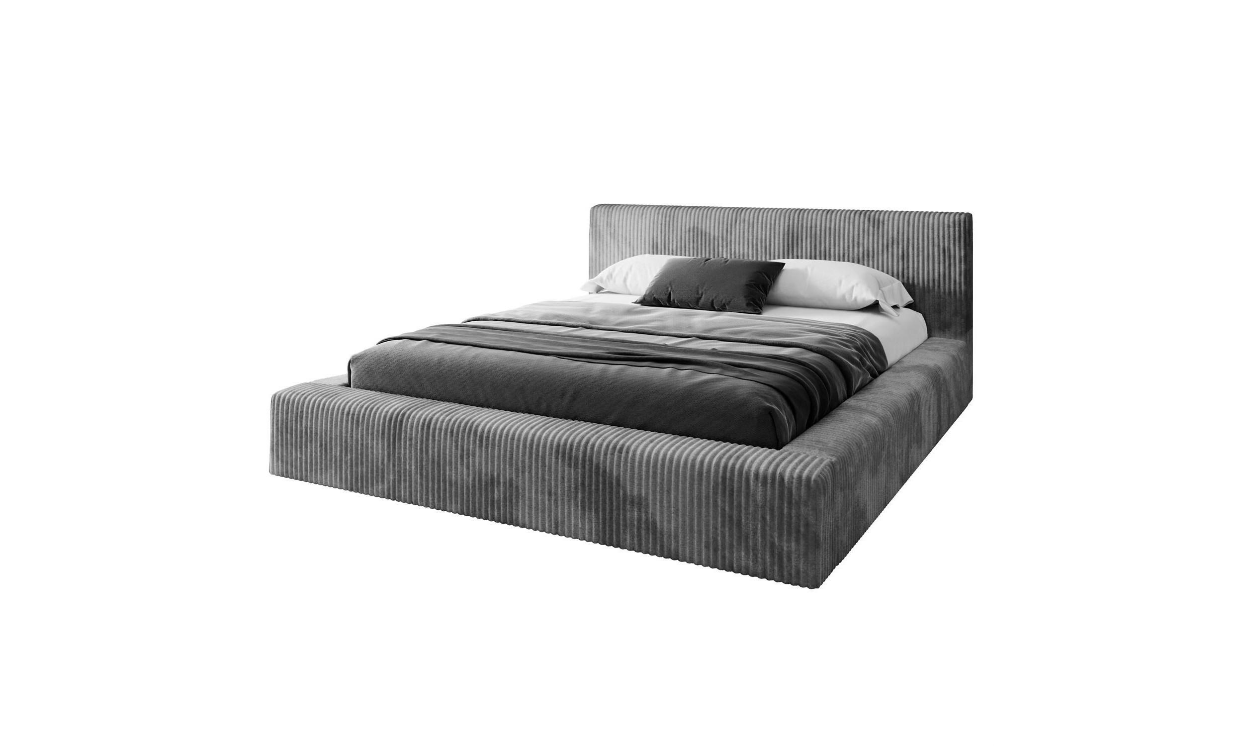 Lookway Polsterbett Grau 160x200 cm