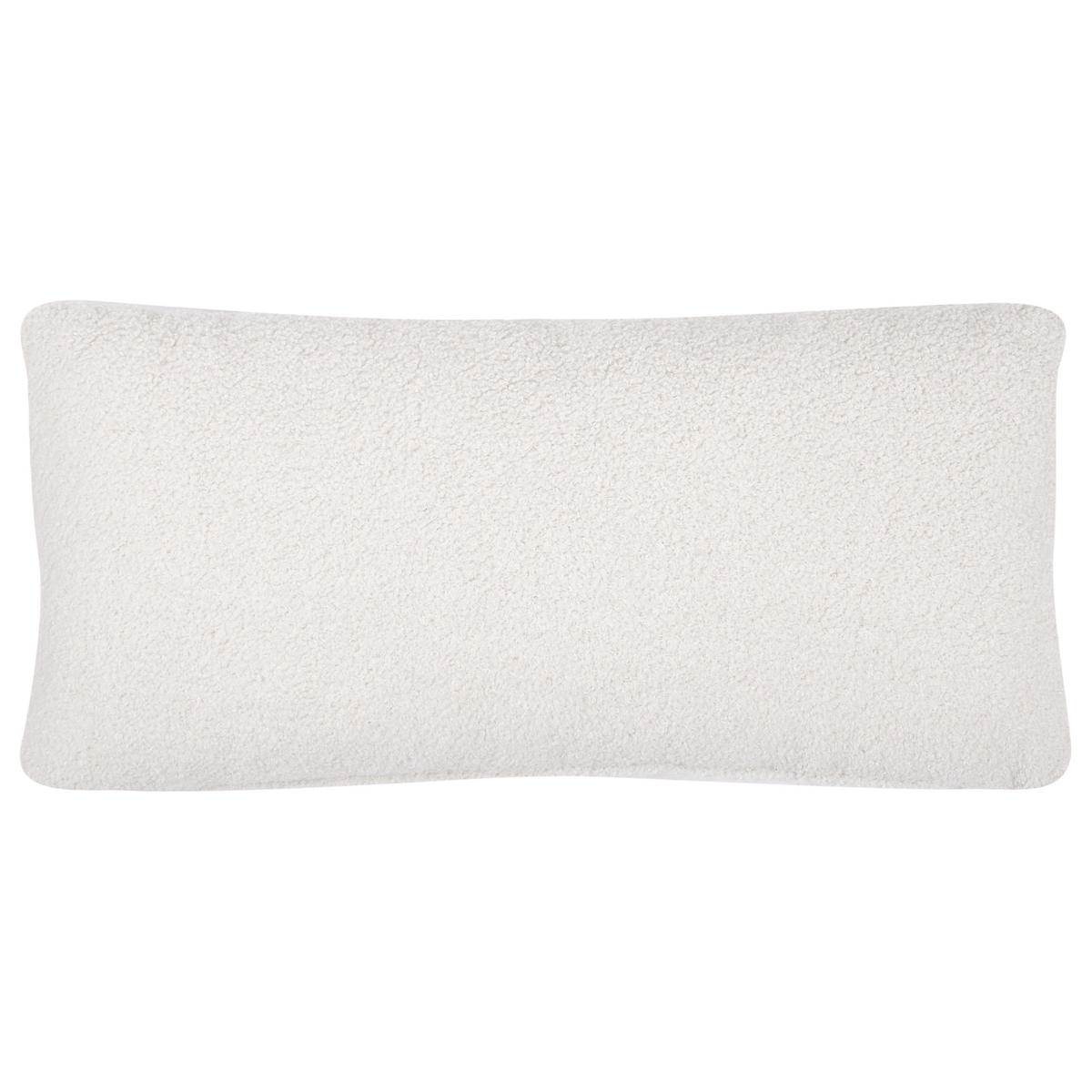 SESSEL Bouclé Cremeweiß Selde - Hellbraun/Weiß, Textil (67/82/82cm) - Beliani