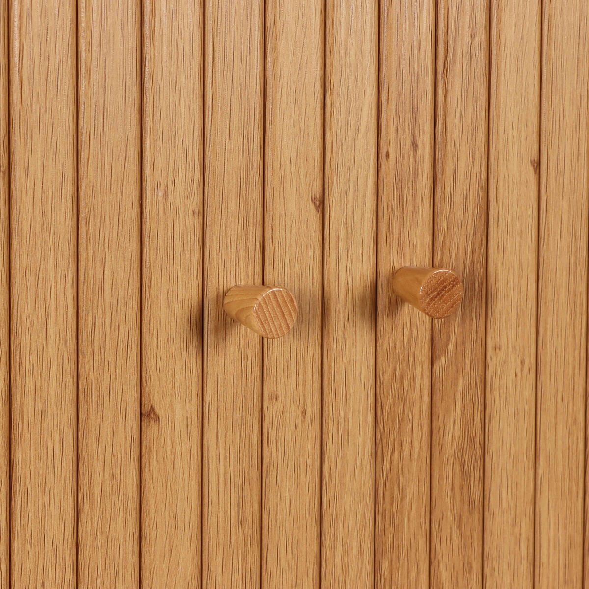 SIDEBOARD, helles Holzeffekt - Beige, Holz (40/76/140cm) - Oviala