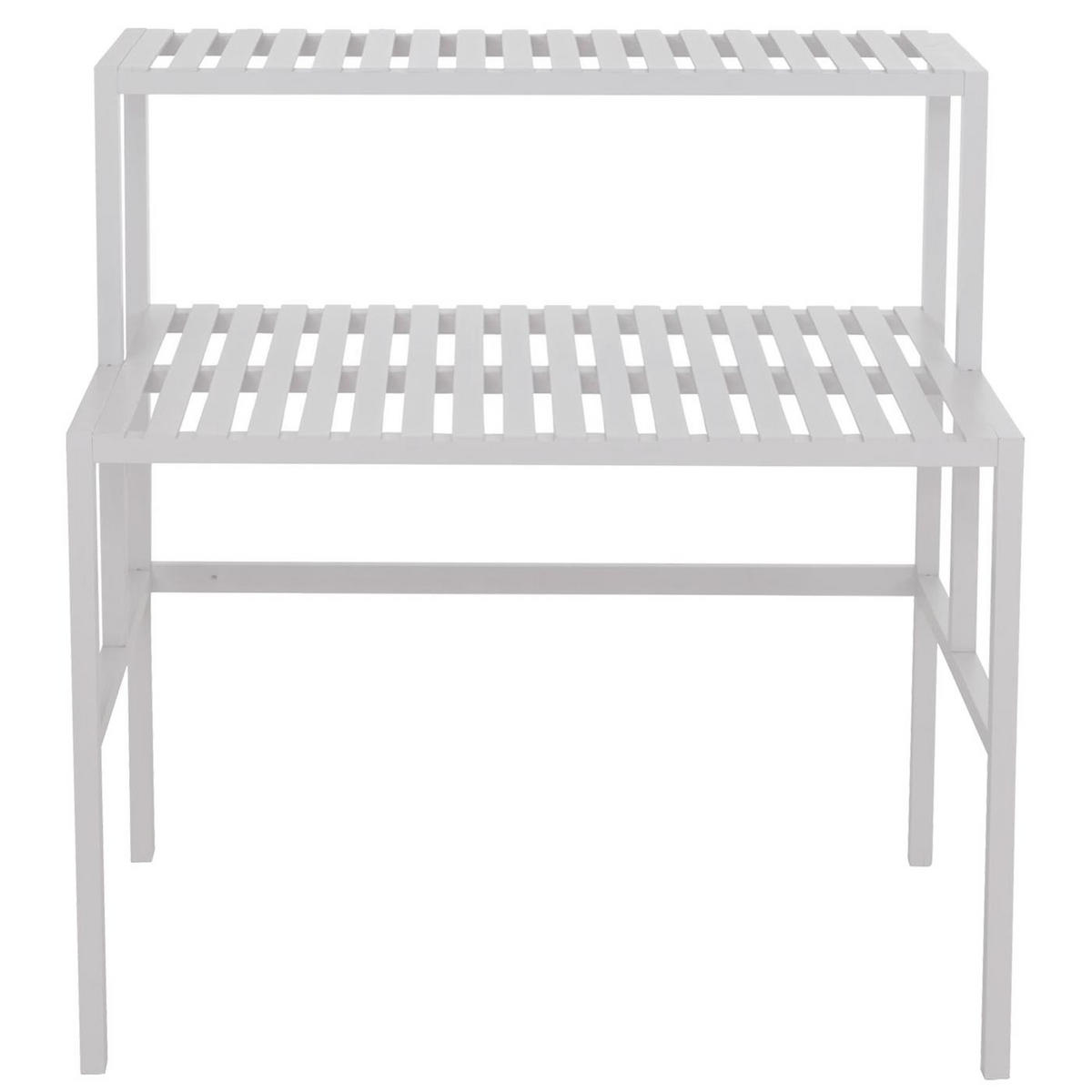 PFLANZENREGAL Weiß - Weiß, Holz (90/100/50cm) - MCW