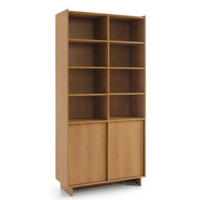 REGAL Eiche R98 98x39 cm Aus Holzwerkstoff Fuer Wohnzimmer - Eichefarben, Holzwerkstoff (98/201/39cm) - Sepro Meble