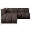 ECKSOFA modulares Sofa Darnel-L1 - 205x177x70 cm Braun - Braun, Holzwerkstoff/Textil (205/177cm) - ALTDECOR