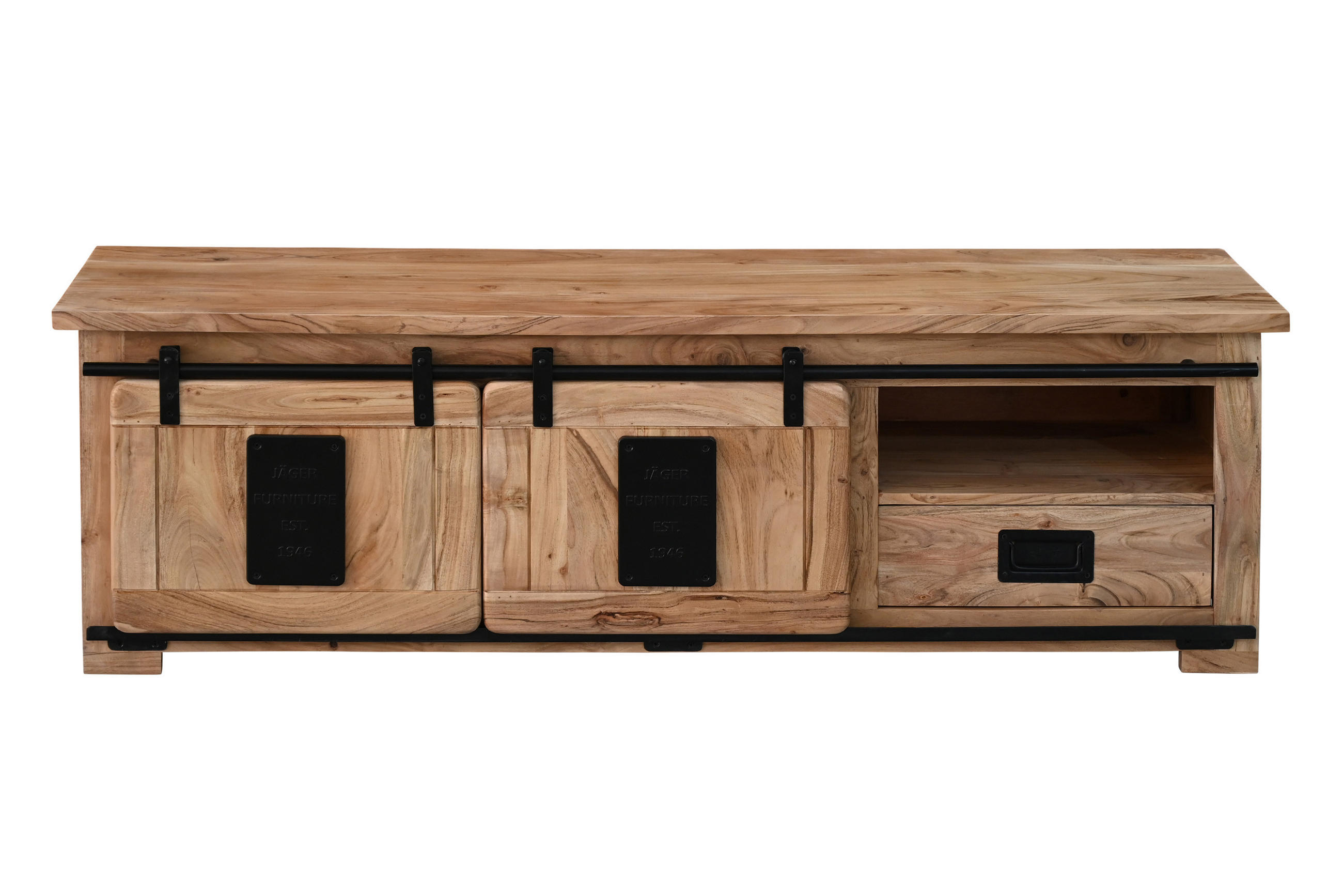 LOWBOARD LIBRO - Beige/Naturfarben, Holz (160/50/45cm) - SAM