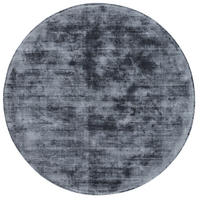 LUXUS DESIGNER TEPPICH ROMA RUND - Anthrazit, Textil (120/120cm) - Pergamon