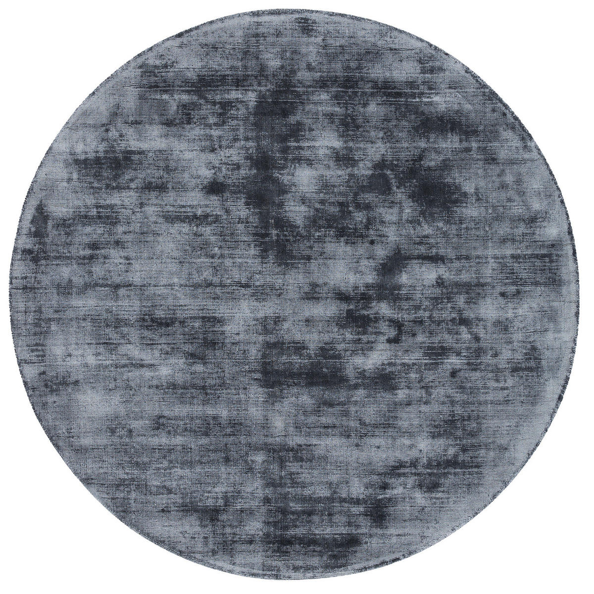 LUXUS DESIGNER TEPPICH ROMA RUND - Anthrazit, Textil (120/120cm) - Pergamon