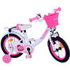 KINDERFAHRRAD Ashley - Mädchen - 14 Zoll - Rücktritt + Handbremse - Weiß - Weiß, Metall (46cm) - TPFSports