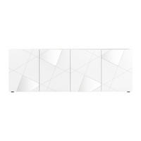 SIDEBOARD - 241 cm x 42 cm - holz - weiß Cantiano - Weiß, Holz (241/84/42cm) - Vente-Unique