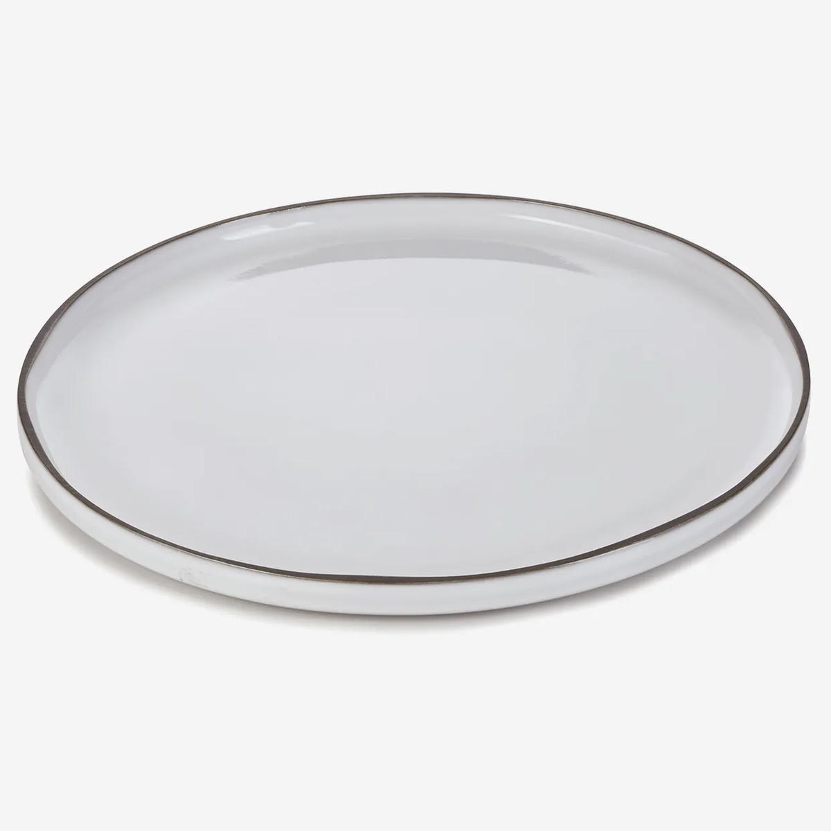 PRÄSENTATIONSPLATTE CARACTERE 33 cm WEISS CUMULUS - Weiß, Keramik (33/2/33cm) - Revol Porcelaine France