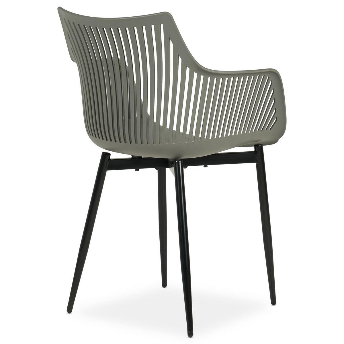 GARTENSTÜHLE VIOLETTA 4ER-SET - Grau, Textil (55/86/53cm) - IDIMEX