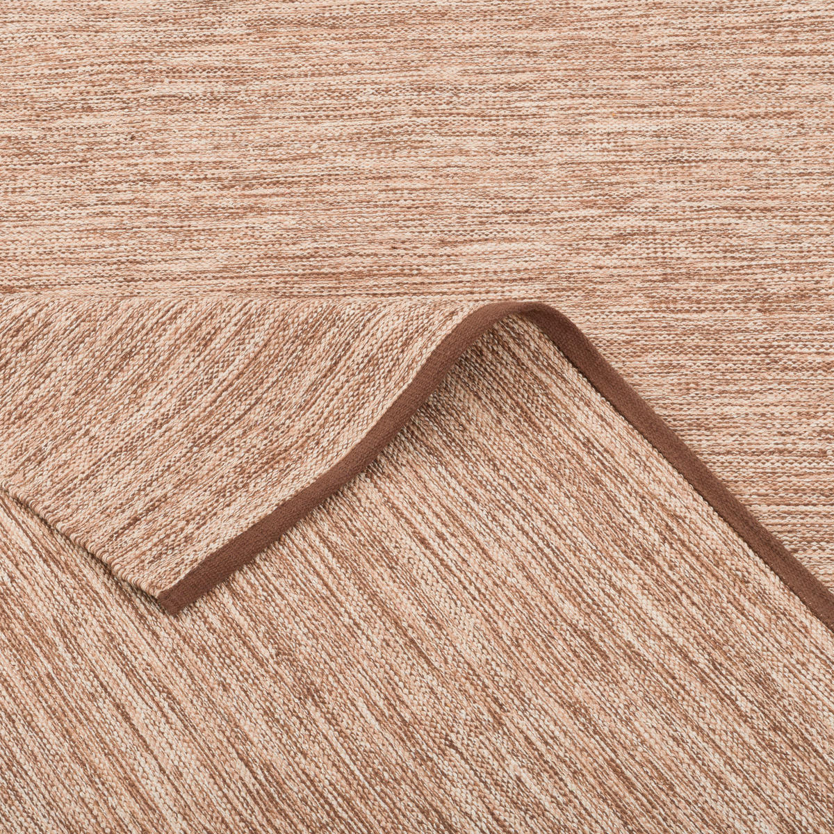 BAUMWOLLE KELIM TEPPICH LÄUFER EASY - Beige, Textil (70/140cm) - Pergamon