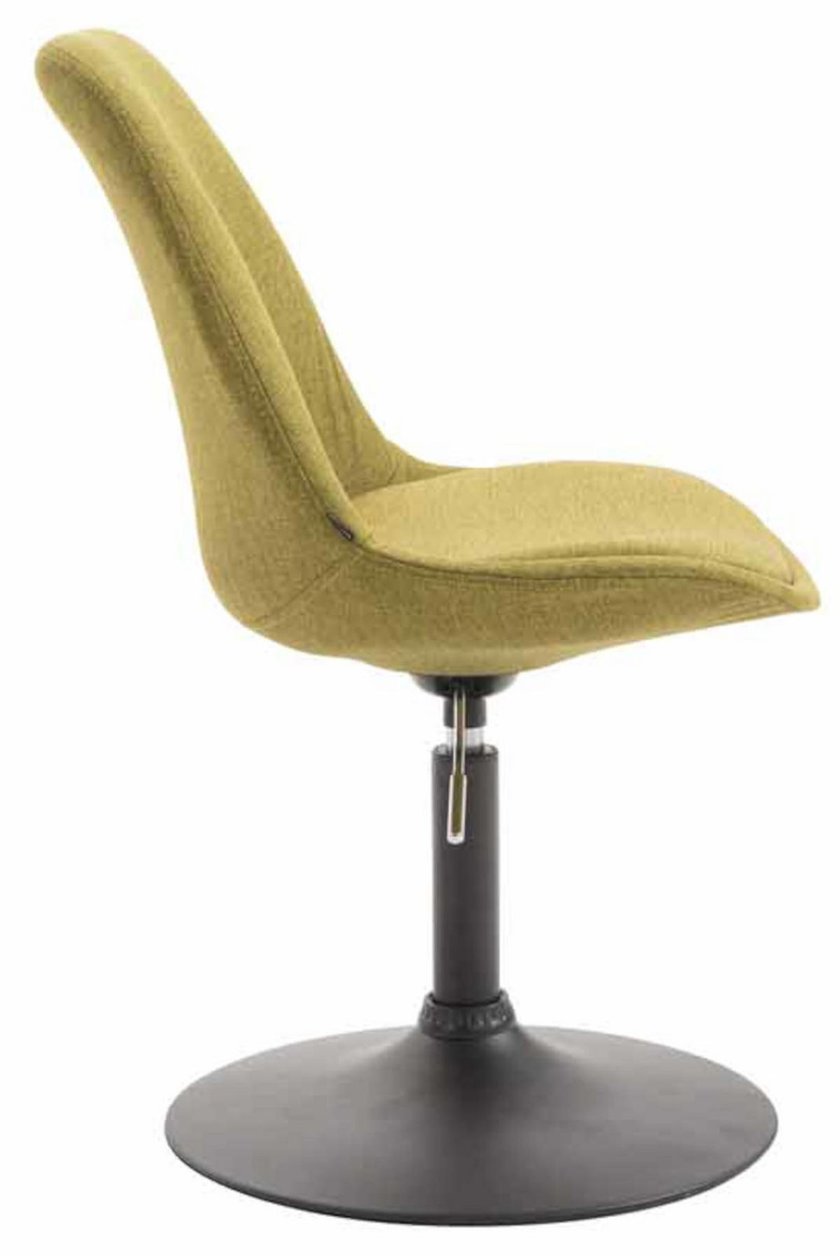 STUHL 4er Set Stoff grün - Schwarz/Grün, Textil/Metall (48/76/57cm) - CLP