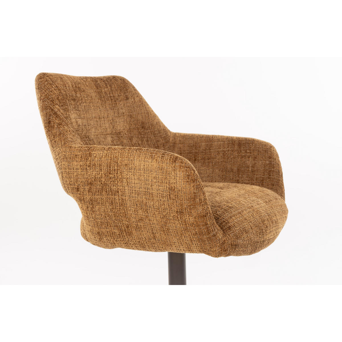 ESSZIMMERSTÜHLE Merel Armleuning Okergeel - 2 er Set - Braun, Kunststoff (60/85/62cm) - Housecraft Living