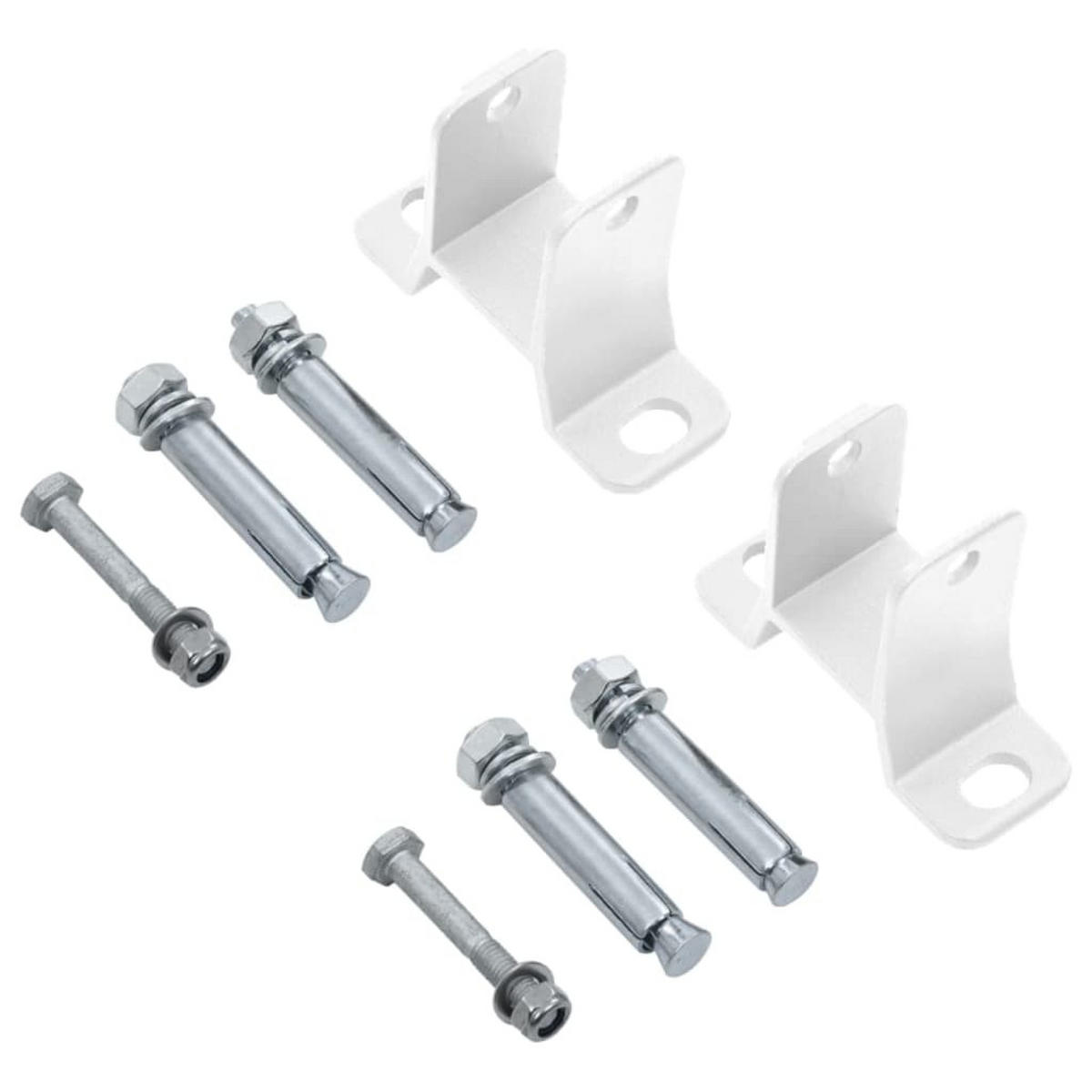MARKISE Manuell Einziehbar 400/350 Cm Gelb Und Weiss - Gelb, Metall (400/350cm) - vidaXL