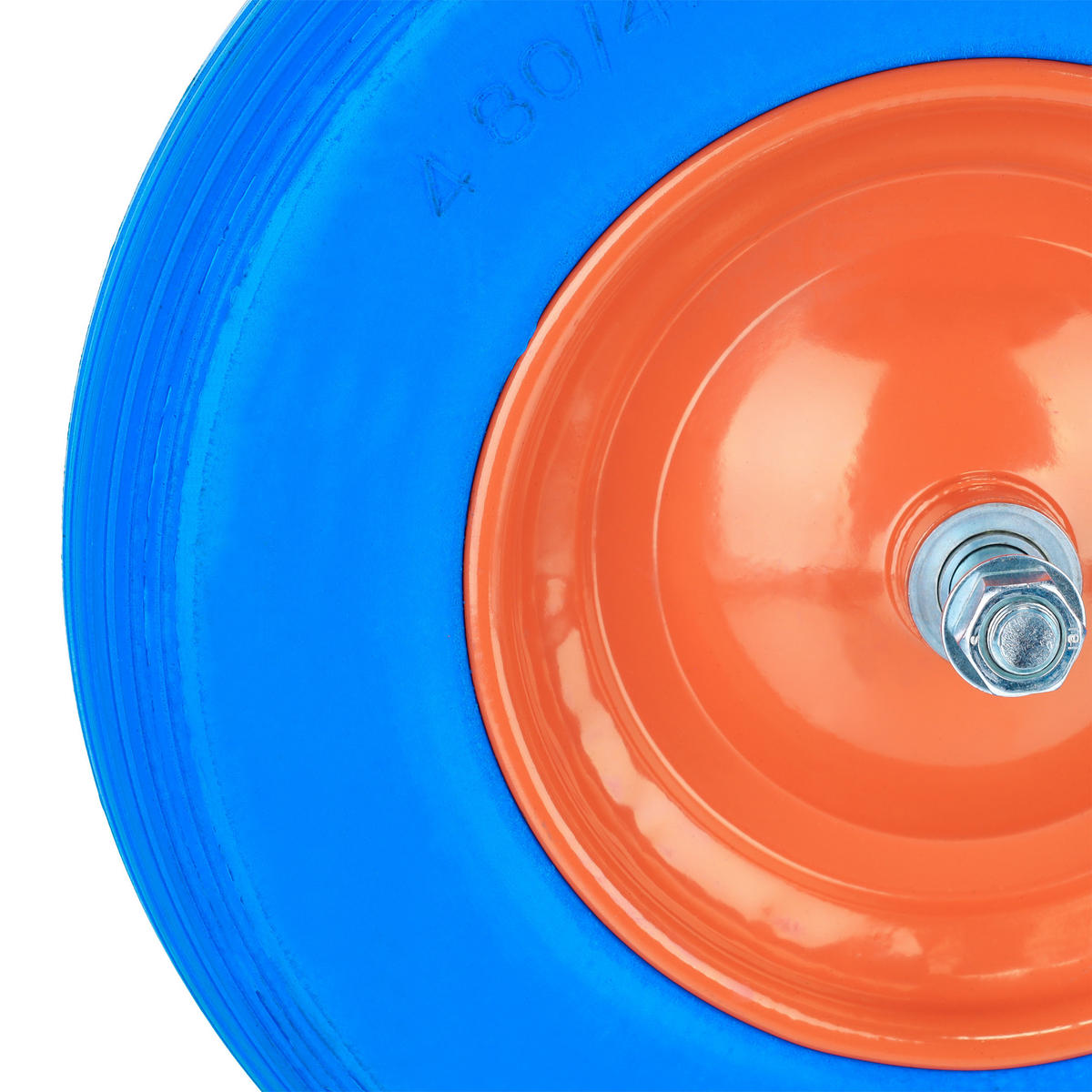 SCHUBKARRENRAD - Multicolor, Kunststoff/Metall (39/39/8.5cm) - Relaxdays